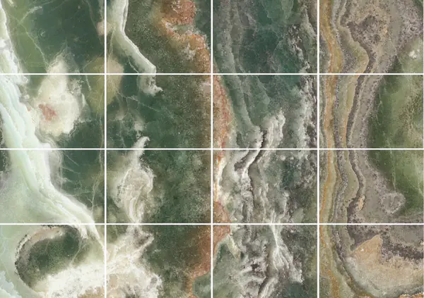 أونيكس أكوامارينا باكستاني مطابقة ربع كتاب