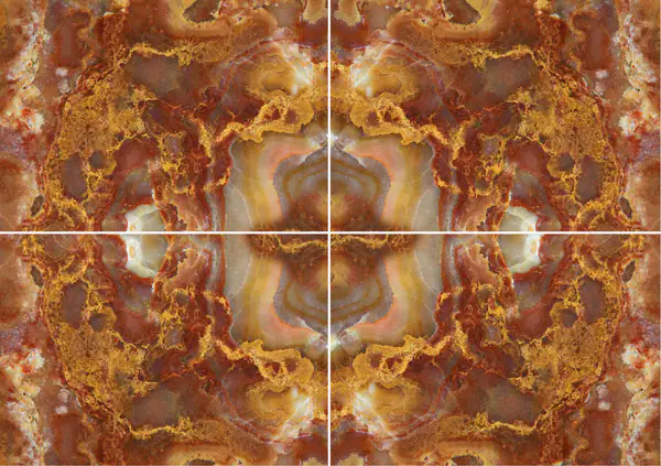 أونيكس فانتازيا أحمر باكستاني عروق متتابعة