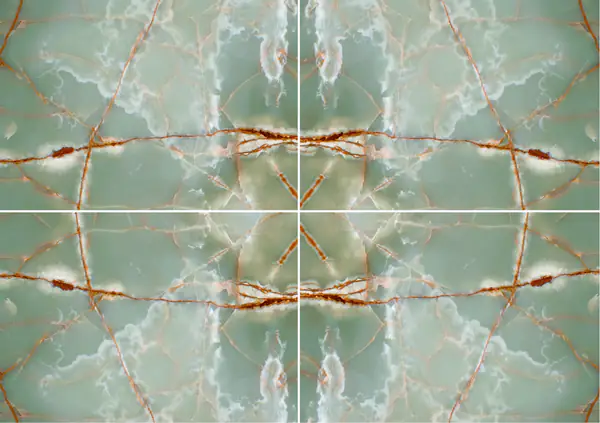 ضوء أونيكس الأخضر الإيراني عروق متتابعة