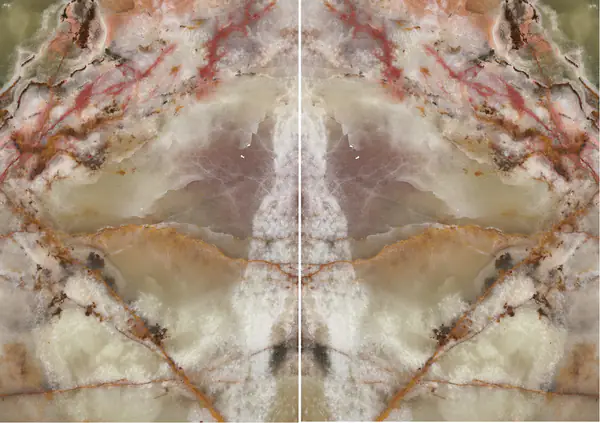 أونيكس أخضر متعدد الألوان باكستاني مطابقة ربع كتاب