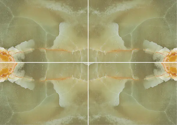 أونيكس أخضر باكستاني عروق متتابعة