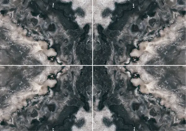 أونيكس رمادي لؤلؤي تركي عروق متتابعة