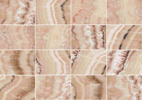 أونيكس آيريس وردي مقطوع بالعرض تركي مطابقة كتاب مفتوح