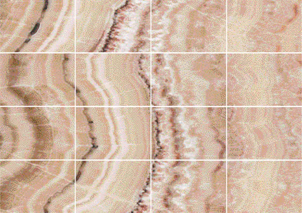 أونيكس آيريس وردي مقطوع بالعرض تركي مطابقة كتاب مزدوج مفتوح