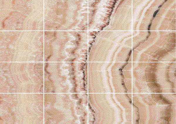 أونيكس آيريس وردي مقطوع بالعرض تركي مطابقة ربع كتاب