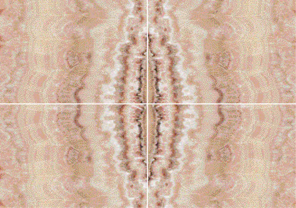 أونيكس آيريس وردي مقطوع بالعرض تركي عروق متتابعة