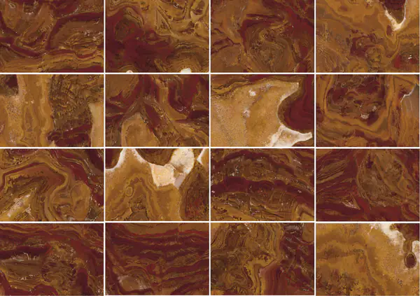 أونيكس متعدد الألوان الأحمر الباكستاني مطابقة كتاب مفتوح