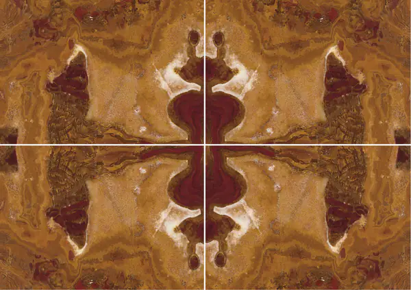 أونيكس متعدد الألوان الأحمر الباكستاني عروق متتابعة