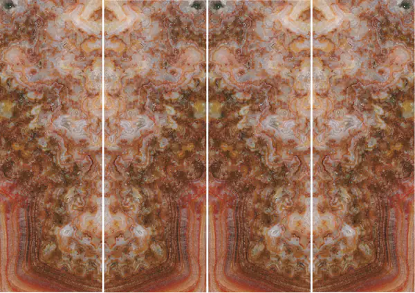 أونيكس أحمر إيراني غير مطابق