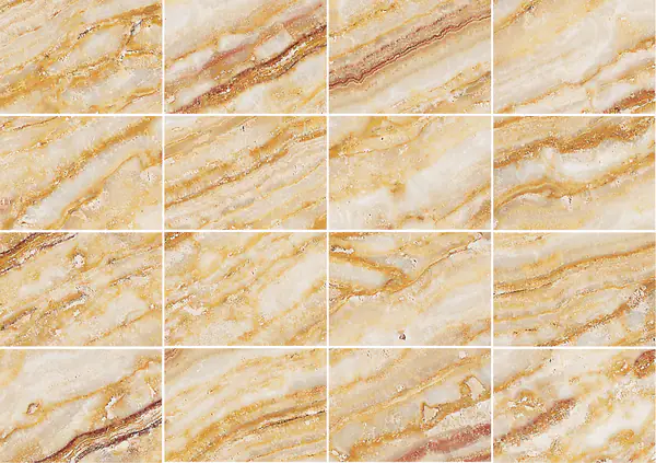 أونيكس ترافرتينو جيالو الإيراني مطابقة كتاب مفتوح