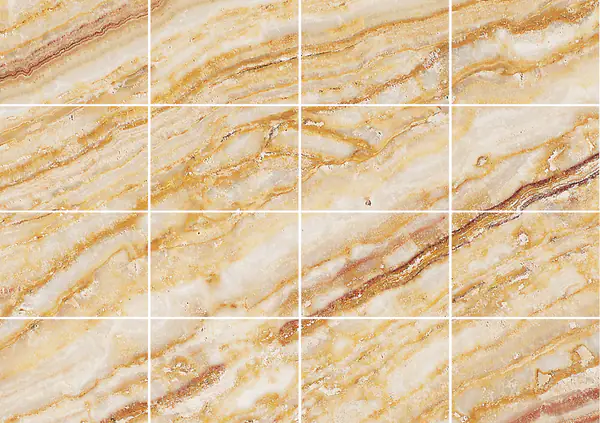 أونيكس ترافرتينو جيالو الإيراني مطابقة ربع كتاب