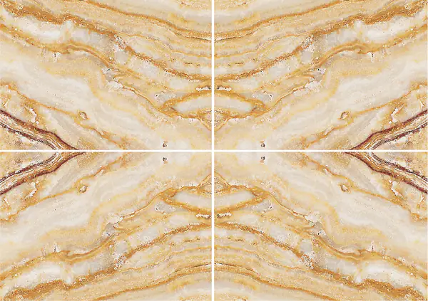 أونيكس ترافرتينو جيالو الإيراني عروق غير متطابقة