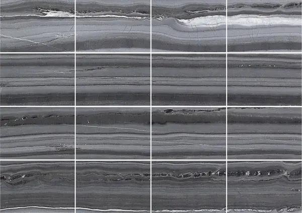 رخام باليساندرو الأسود التركي مطابقة كتاب مزدوج مفتوح