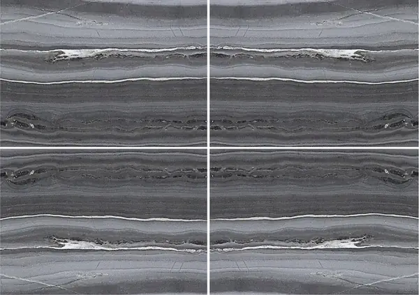 رخام باليساندرو الأسود التركي عروق غير متطابقة