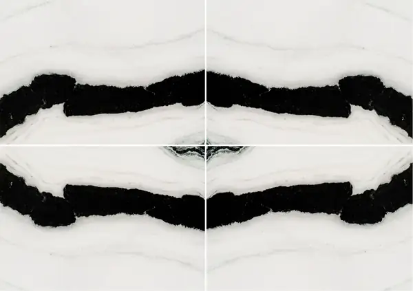 رخام باندا وايت الصيني عروق متتابعة