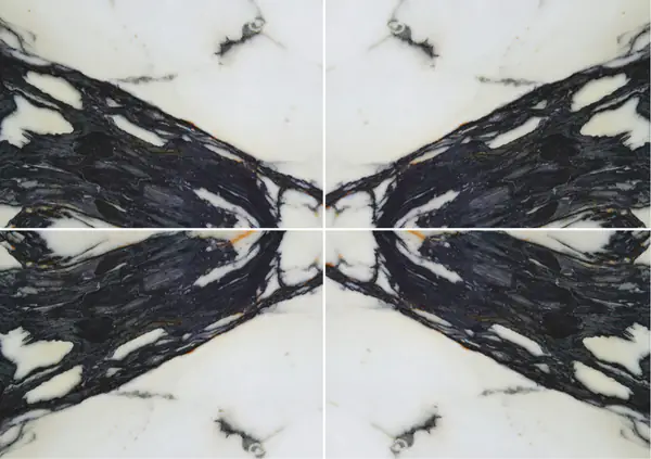 رخام باونازو الإيطالي عروق متتابعة