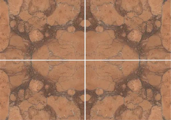 رخام بورفيريكو راميلو الإيطالي عروق غير متطابقة