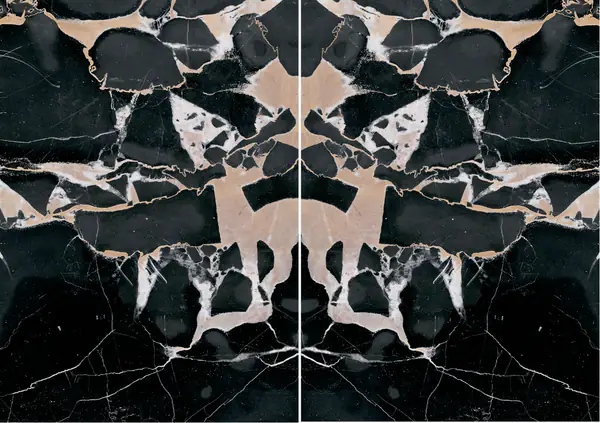 رخام بورتورو أرجنتو الإيطالي مطابقة ربع كتاب