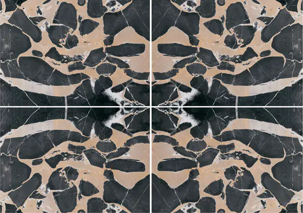 رخام بورتورو أرجنتو الإيطالي عروق غير متطابقة