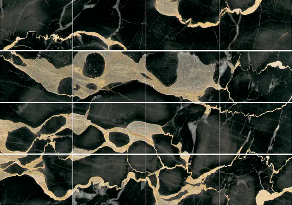 رخام إيطالي بورتورو ماكيا غراندي مطابقة كتاب مزدوج مفتوح