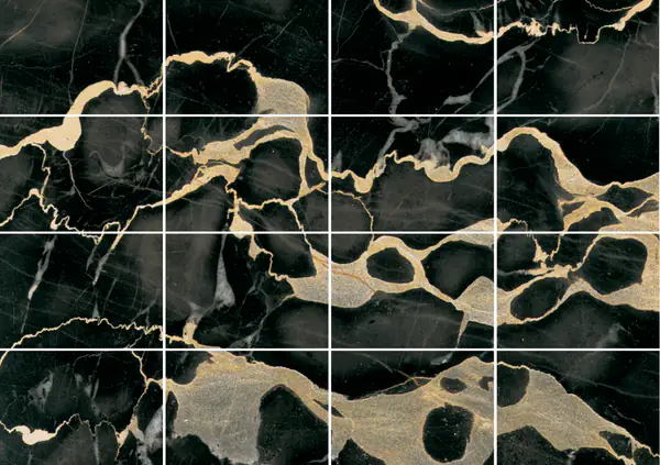 رخام إيطالي بورتورو ماكيا غراندي مطابقة ربع كتاب