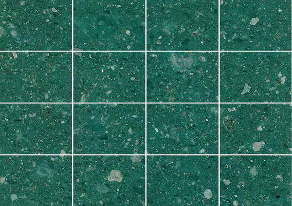 كوارتزيت أخضر بيروفي مطابقة ربع كتاب