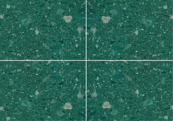 كوارتزيت أخضر بيروفي عروق متتابعة