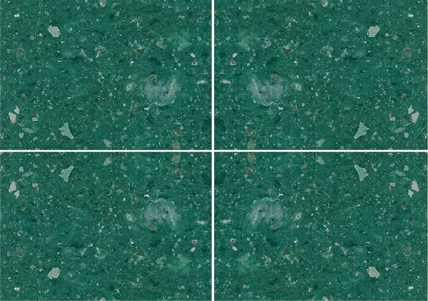 كوارتزيت أخضر بيروفي عروق غير متطابقة