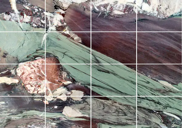 رخام فرنسي كاتر سيزونز مطابقة ربع كتاب