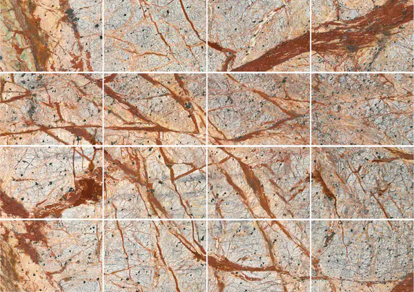 رخام الغابة المطيرة البني الهندي مطابقة كتاب مزدوج مفتوح