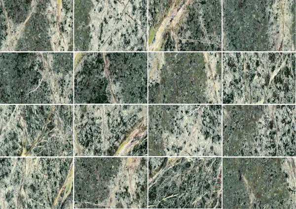 رخام الغابات المطيرة الأخضر الهندي مطابقة كتاب مفتوح