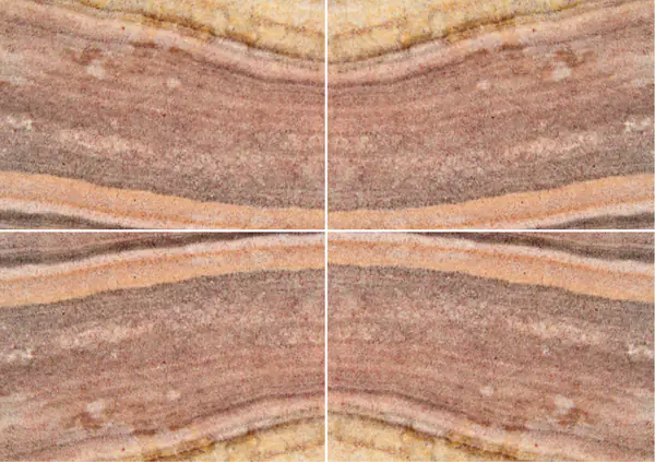 حجر الرمل الهندي قوس قزح عروق متتابعة