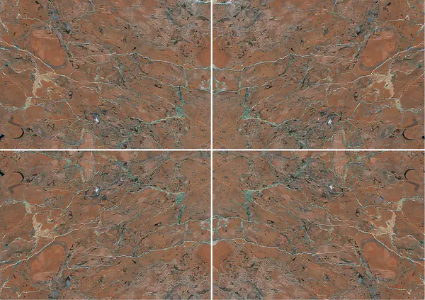 رخام روزا دوكيسا سكورا الإسباني عروق متتابعة