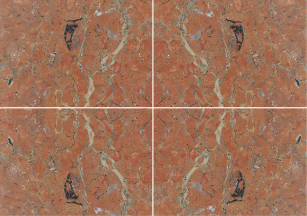 رخام روزا دوكيسا الإسباني عروق متتابعة