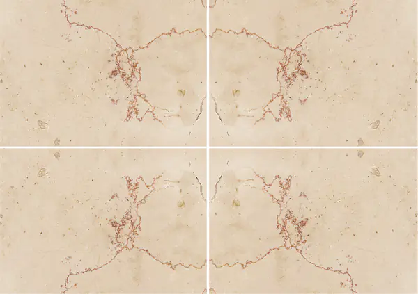 حجر جيري إيطالي روزا سان ماركو عروق غير متطابقة