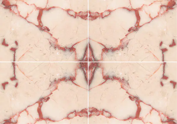 رخام روزاليا التركي عروق متتابعة