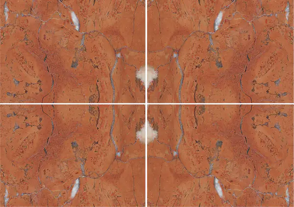 رخام روسو أليكانتي الإسباني عروق غير متطابقة