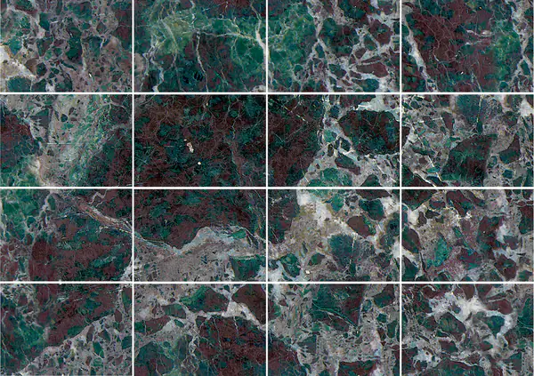 رخام روسو أنتيكو دي إيطاليا الإيطالي مطابقة كتاب مزدوج مفتوح