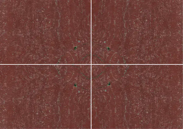 روسو أوريليو كوارتزيت بيروفي عروق متتابعة
