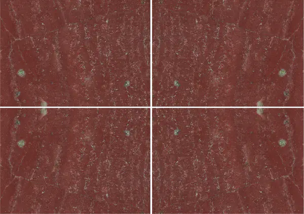 روسو أوريليو كوارتزيت بيروفي عروق غير متطابقة