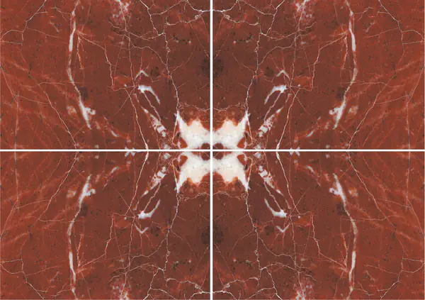 رخام روسو كاربازي الألباني عروق غير متطابقة