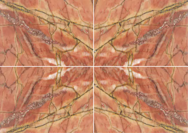 رخام جزائري روسو دمشق عروق متتابعة