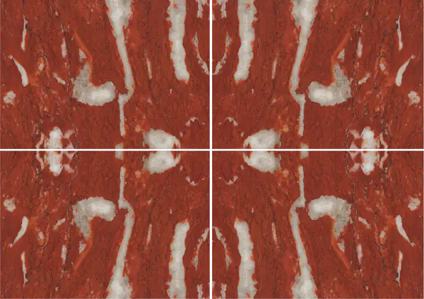 رخام روسو فرانسيا كلاسيكو الفرنسي عروق غير متطابقة