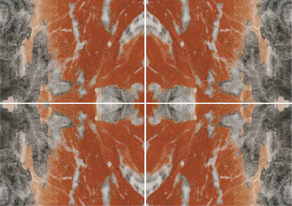 رخام روسو فرانسيا إيزابيل الفرنسي عروق غير متطابقة