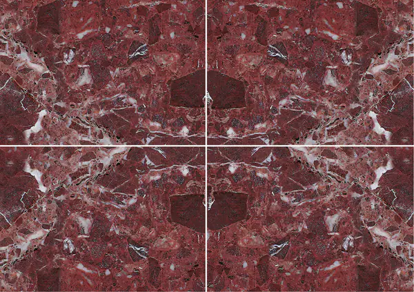 رخام روسو ليبانتو التركي عروق متتابعة