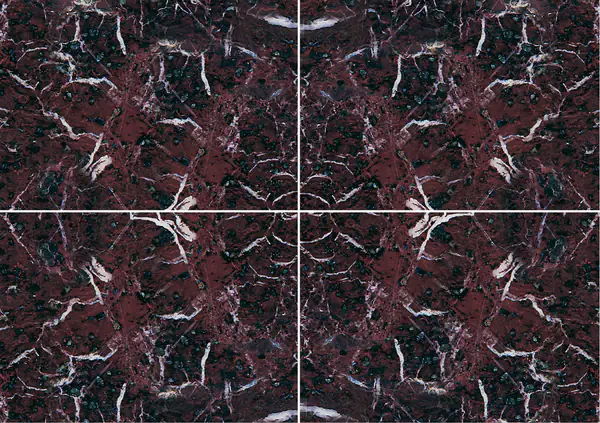 رخام روسو ليفانتو سكورو الإيطالي عروق متتابعة