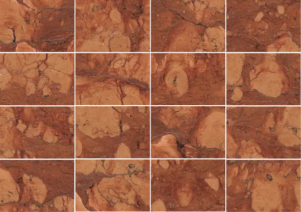 رخام إيطالي روسو مانجيابوسكي مطابقة كتاب مفتوح