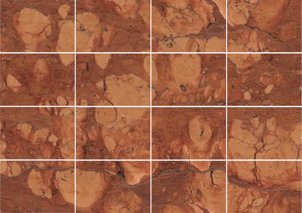 رخام إيطالي روسو مانجيابوسكي مطابقة كتاب مزدوج مفتوح