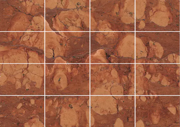 رخام إيطالي روسو مانجيابوسكي مطابقة ربع كتاب