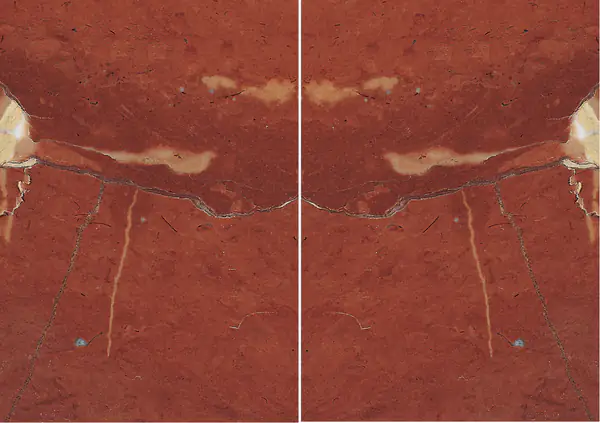 رخام فرنسي عتيق باللون الأحمر مطابقة ربع كتاب